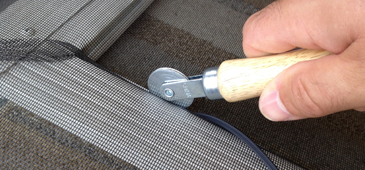metal screen door repair in Blythe